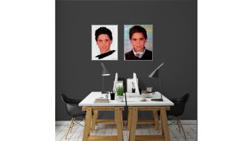 Dans le bureau des artistes